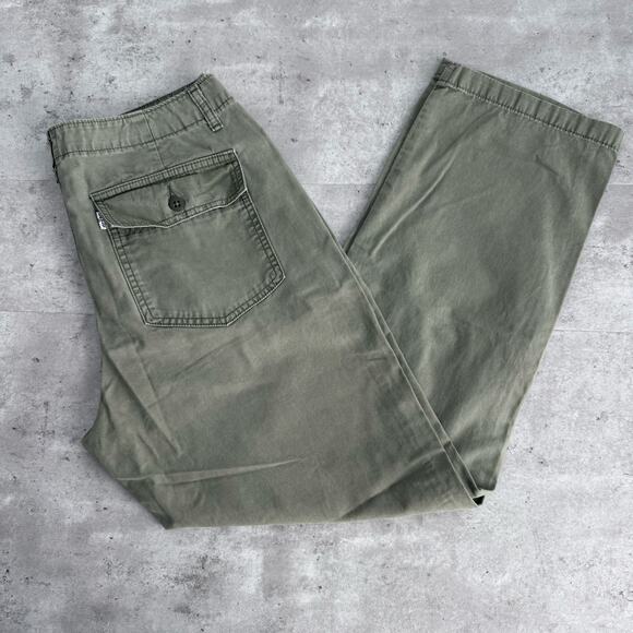 Levis carpenter pants army green womens size 28 - Picture 1 of 8